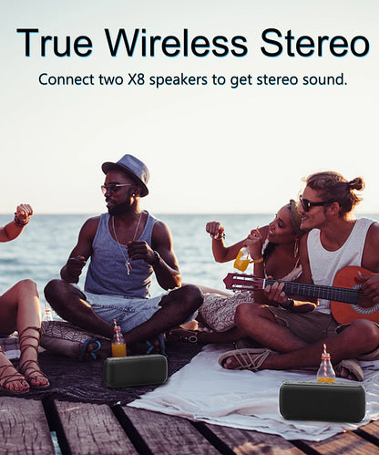 XDOBO X8 60W Portable Speakers Wireless Bluetooth Bass Subwoofer  Waterproof 6600mAh TWS Function Support TF/AUX