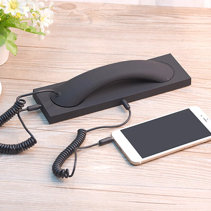 Retro Phone Receiver Handset Smartphone Call Headset 3.5mm Landline Telephone