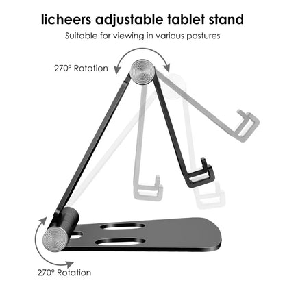 Phone Holder Stand for iPhone 12 11 Pro Max Xiaomi mi 10 Metal Phone Holder Foldable Mobile Phone Stand Desk For iPhone 7 8 X XS