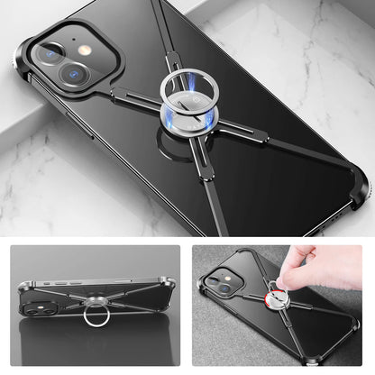 Luxury Metal Phone Case For iPhone 13/14 Pro Max Frame Shockproof Cover Bumper