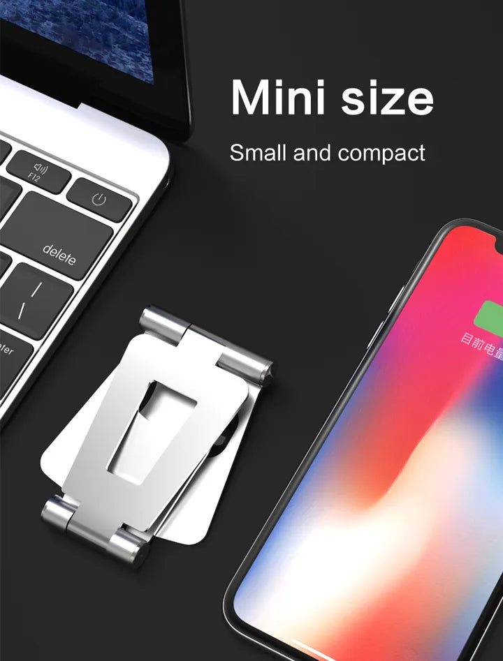 Phone Holder Stand for iPhone 12 11 Pro Max Xiaomi mi 10 Metal Phone Holder Foldable Mobile Phone Stand Desk For iPhone 7 8 X XS