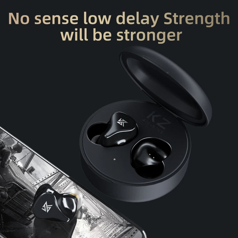 KZ Z1 Pro Wireless Headphones Touch Control Noise Cancelling Bluetooth-Compatible 5.2