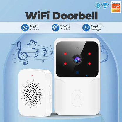 ONENUO WiFi Doorbell Home Tuya WiFi Wireless Doorbell DC AC Battery Powered