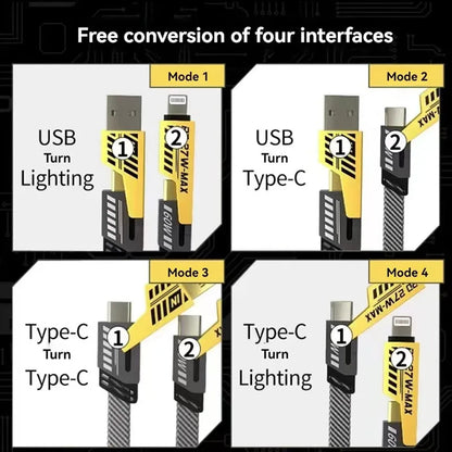 USB Data Cable USB  C  To Lightning,  Fast Charging Cable, USB To Type C Lightning