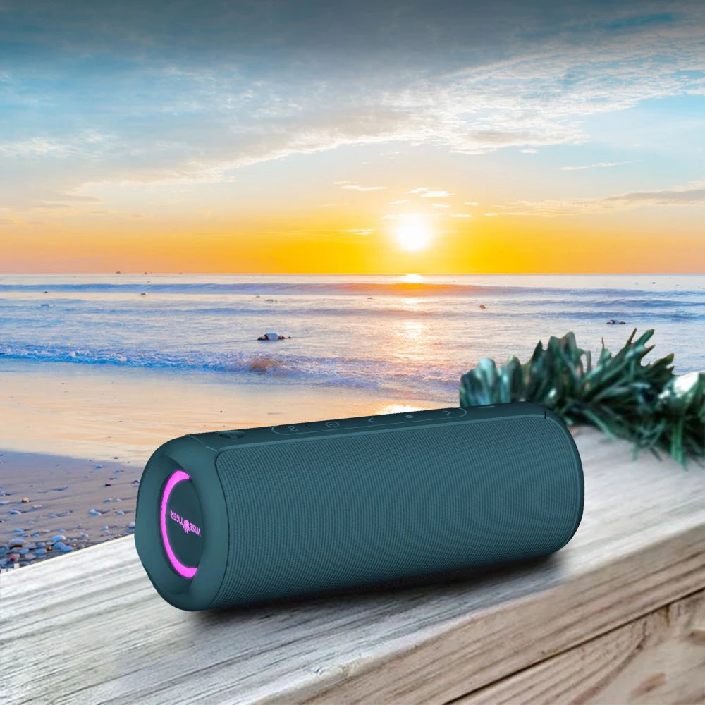 WISETIGER P3 Bluetooth Speaker 30W Outdoor Portable Speaker IPX7 Waterproof High Quality Sound HD Stereo Surround Bass Boost