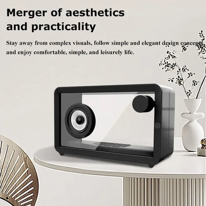 Portable Wireless Bluetooth Speakers Transparent Organic Glass Hi-fi Sound