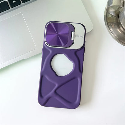 Fashion Logo Hole Magnetic Case for iPhone 11, 12, 13, 14, and 15 Pro Max Plus