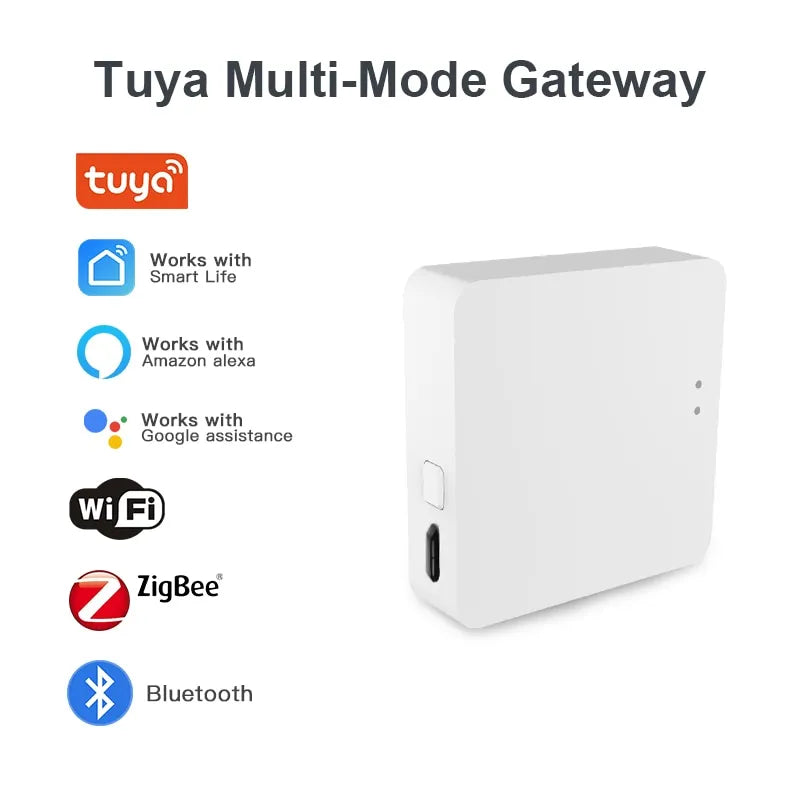 Tuya Multi Mode ZigBee Bluetooth Gateway Hub Wireless Smart Home