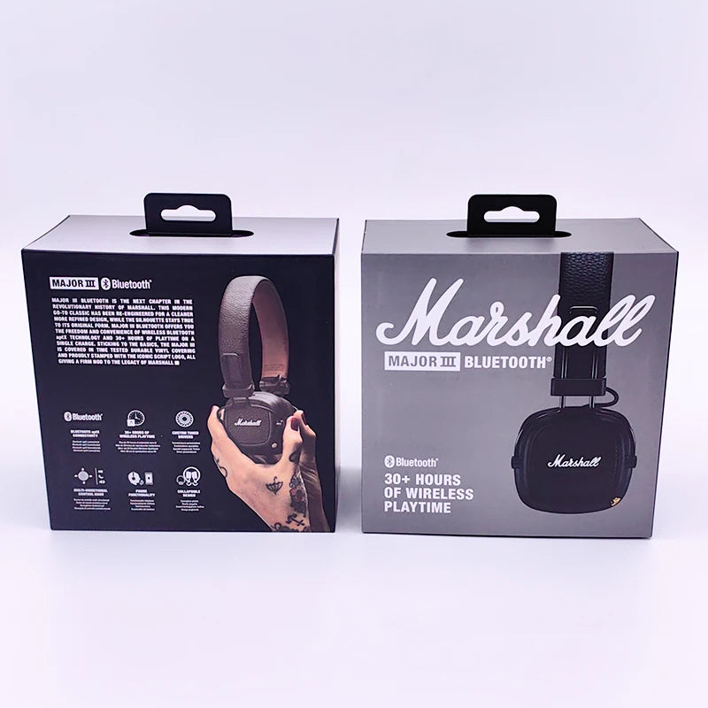 Marshall Major III 3 Wireless/Wired Headphones with Mic Deep Bass