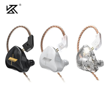 KZ EDX 1DD In Ear Earphones HIFI Bass Earbuds Monitor Earphones Sport Noise Cancelling