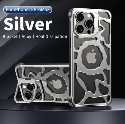 Luxury Magnetic   Phone Case For iPhone 14 13 15 Pro Max Shockproof Metal Cover