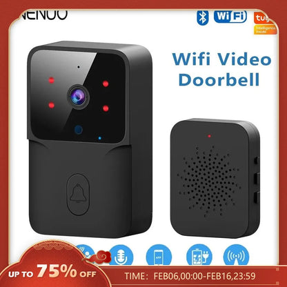 ONENUO WiFi Doorbell Home Tuya WiFi Wireless Doorbell DC AC Battery Powered