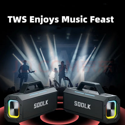 SODLK S520 150W High Power Wireless Bluetooth Speaker with 6.5MM Audio Interface Is Used for Devices Such as Guitar Blowpipes