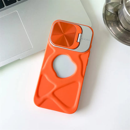 Fashion Logo Hole Magnetic Case for iPhone 11, 12, 13, 14, and 15 Pro Max Plus