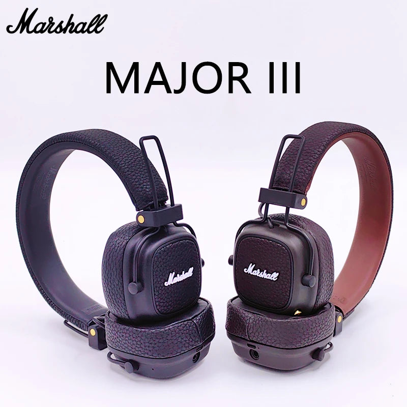 Marshall Major III 3 Wireless/Wired Headphones with Mic Deep Bass