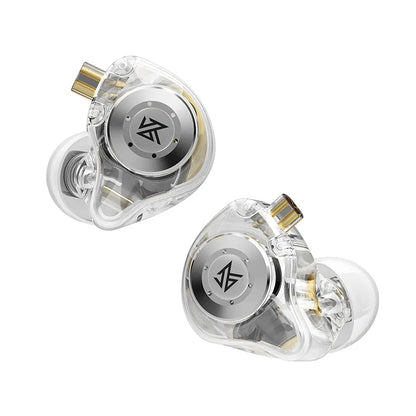 KZ EDX PRO Earphone 10mm Dual Magnetic Circuit Dynamic Drive HIFI Bass Earbud Sport Noise Cancelling Headset