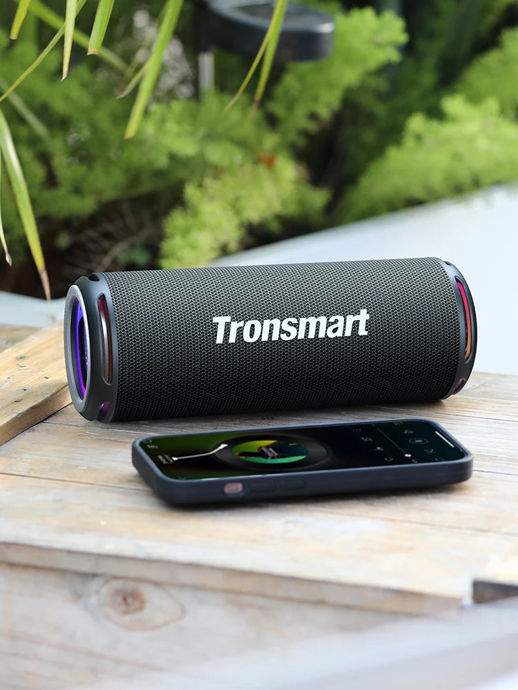 Tronsmart T7 Lite Bluetooth Speaker Enhanced Bass Portable Speaker with 24H Playtime, APP Control, IPX7 Waterproof