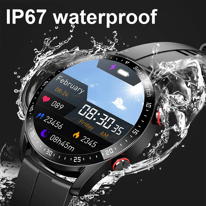 Smartwatch with Bluetooth Calls, Health Monitoring, Blood Pressure, and Fitness Tracking – Waterproof