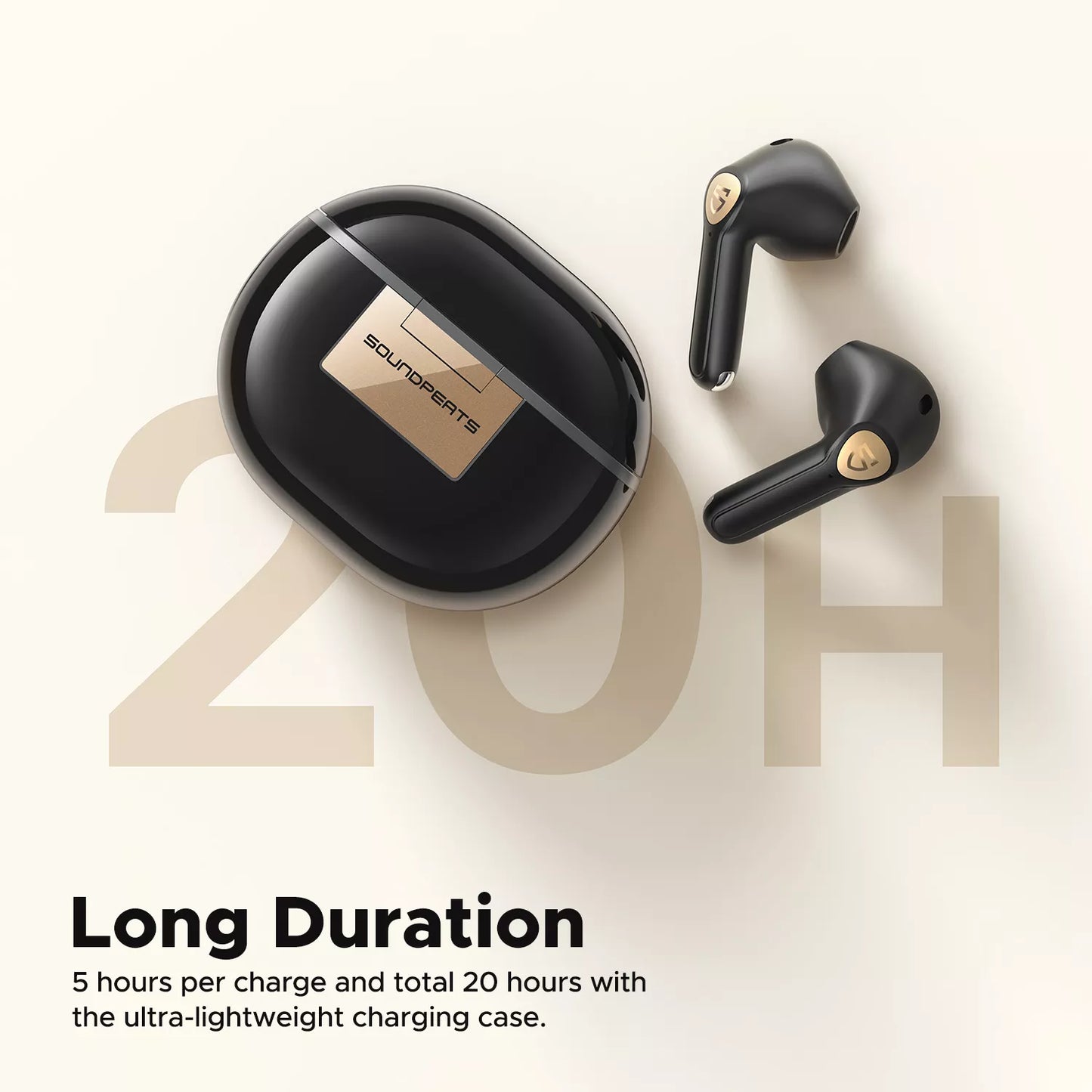 SoundPEATS Air3 Deluxe HS Bluetooth 5.2 Earphones Hi-Res Audio Wireless Earbuds with LDAC Codec, in-Ear Detection,App Support