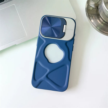 Fashion Logo Hole Magnetic Case for iPhone 11, 12, 13, 14, and 15 Pro Max Plus