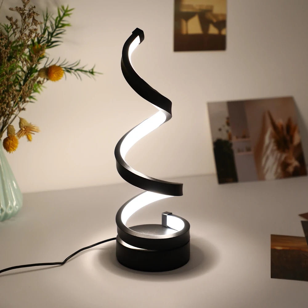 Decorative Table Lamp  Modern Simple Table  Bedroom Bedside Desk Creative Art