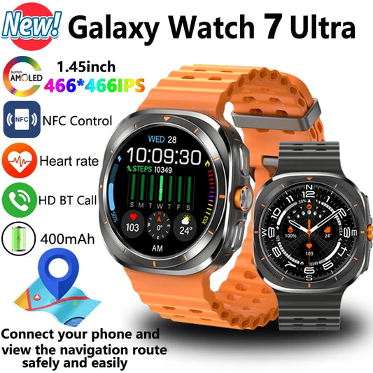 Galaxy Watch 7 Ultra GPS Compass NFC Smart Watch Outdoor Sports Man AMOLED BT Call IP68