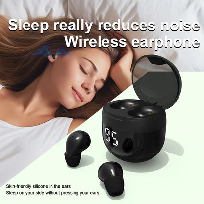 SK18 Superbass Earphones,TWS Wireless Bluetooth Headset,With Mic Smart Touch Headphones,Invisible Mini Noise Reduction Earbuds