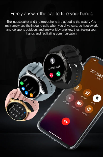 S50 Smart Watch Touch Screen Health Monitoring Bluetooth Call Electronic Watches  Waterproof Sports Smartwatch