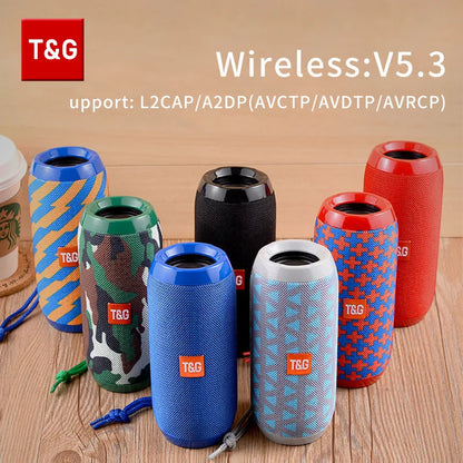 TG117 Bluetooth Speakers Waterproof Portable True Wireless Sound Box  Loudspeaker Outdoor