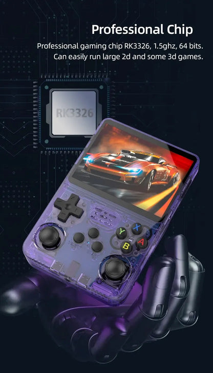 R36S Handheld Game Console with 3.5" IPS Display | Portable Linux-Based Gaming Device