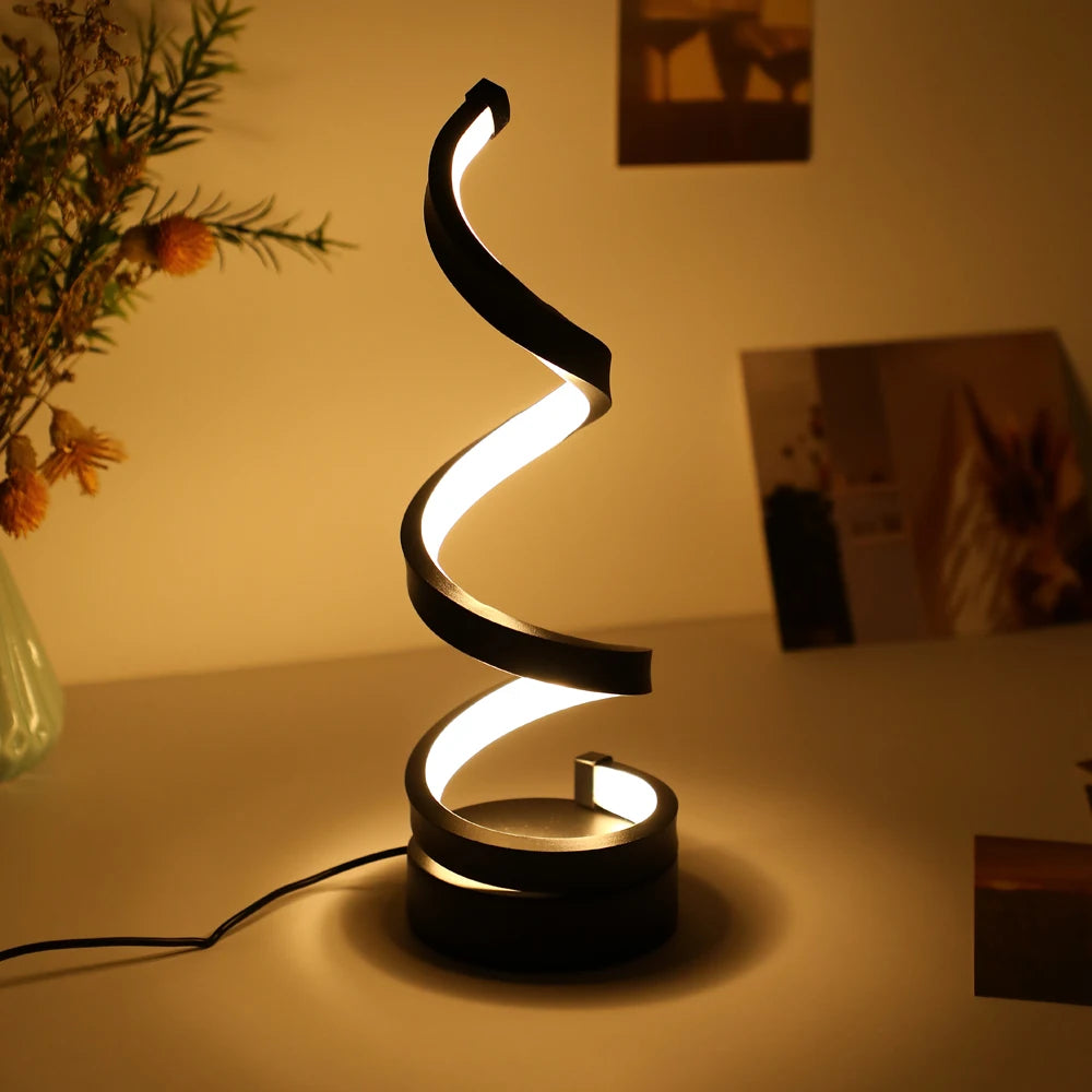 Decorative Table Lamp  Modern Simple Table  Bedroom Bedside Desk Creative Art