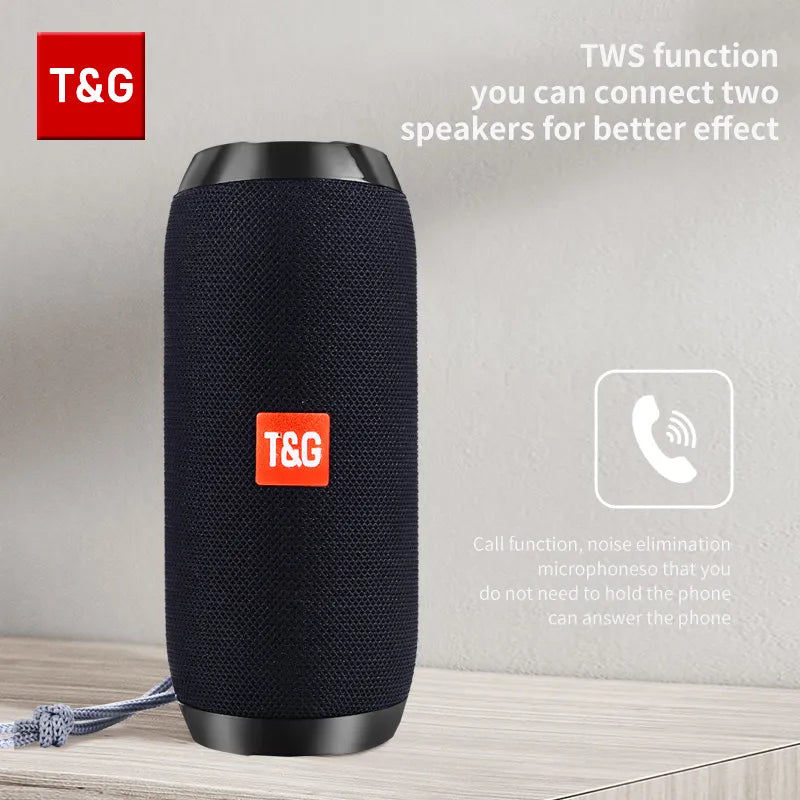 TG117 Bluetooth Speakers Waterproof Portable True Wireless Sound Box  Loudspeaker Outdoor