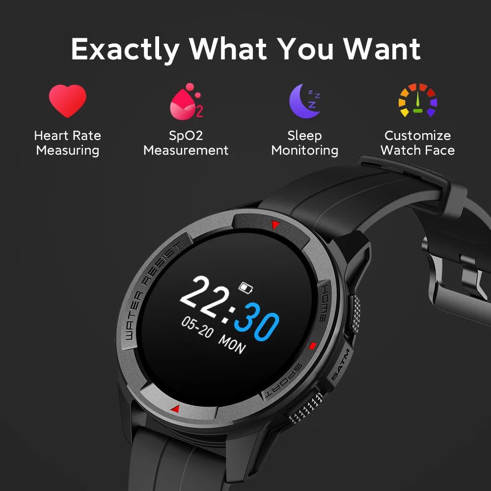 Mibro Watch X1: 350mAh Battery, 1.3-Inch AMOLED Screen, SpO2 Measurement, Bluetooth, Compatible with iOS & Android