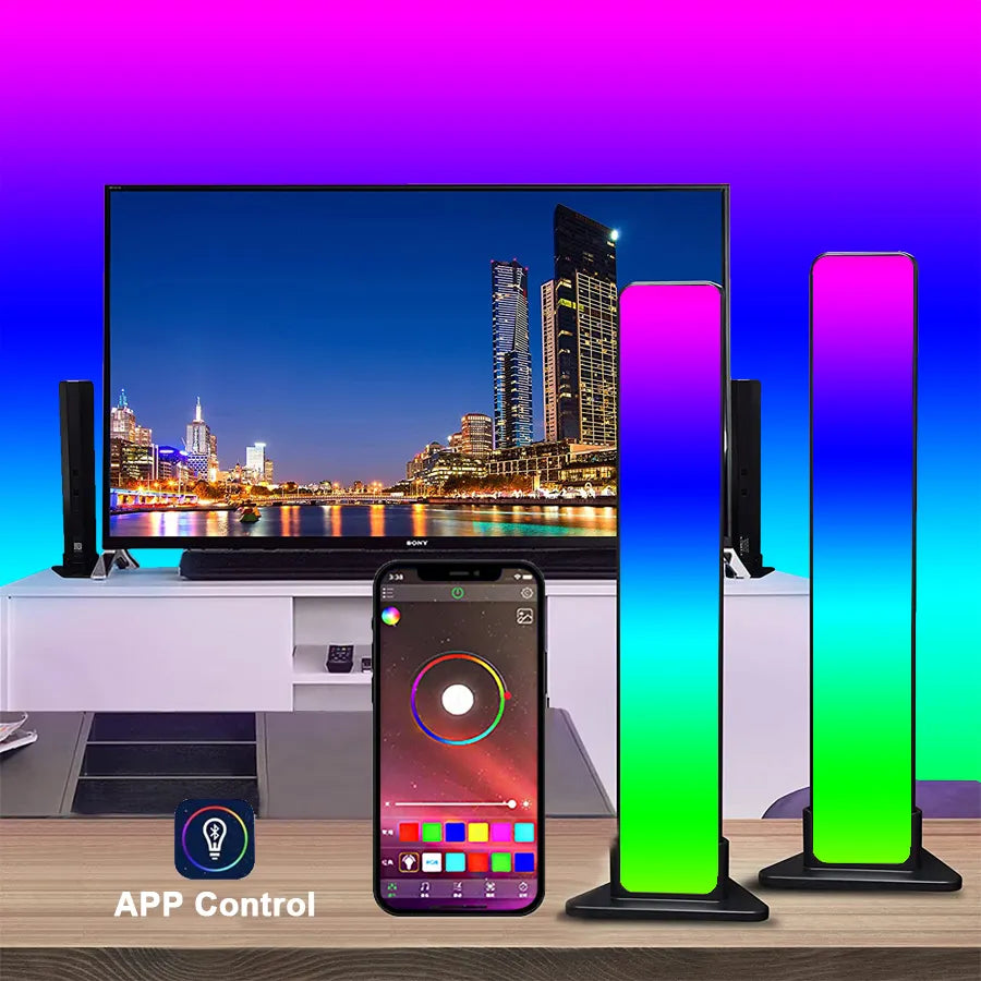 New RGB Music Backlights Sound Control Smart Night Light