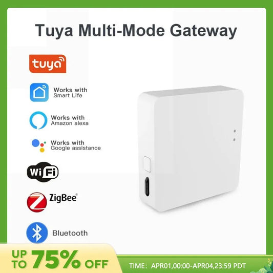 Tuya Multi Mode ZigBee Bluetooth Gateway Hub Wireless Smart Home