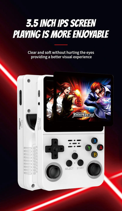 R36S Handheld Game Console with 3.5" IPS Display | Portable Linux-Based Gaming Device