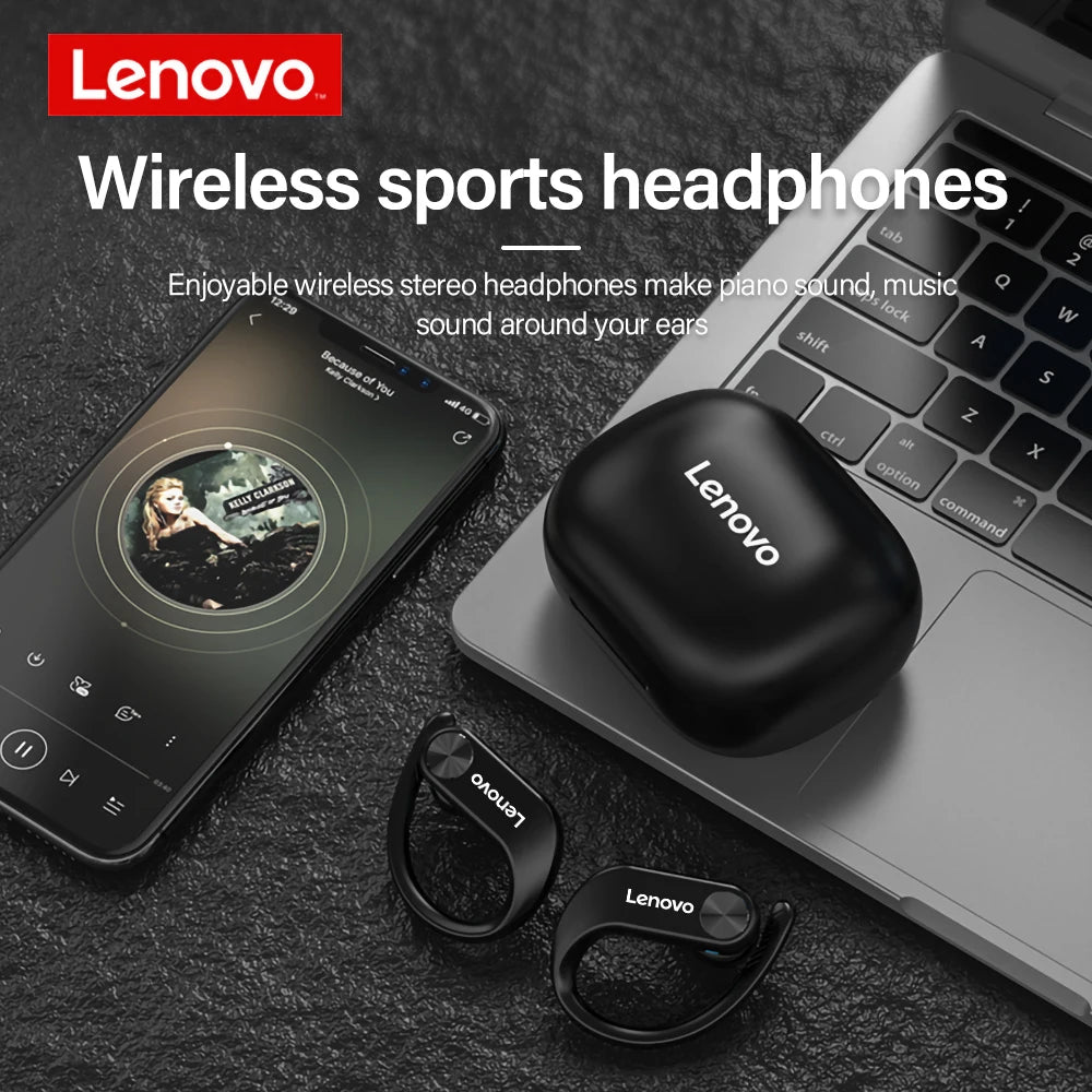 Original Lenovo LP7 TWS Wireless Headphones Bluetooth Earphones Waterproof Headsets Reduce Noise HiFi MusicEarbuds Life With MIC