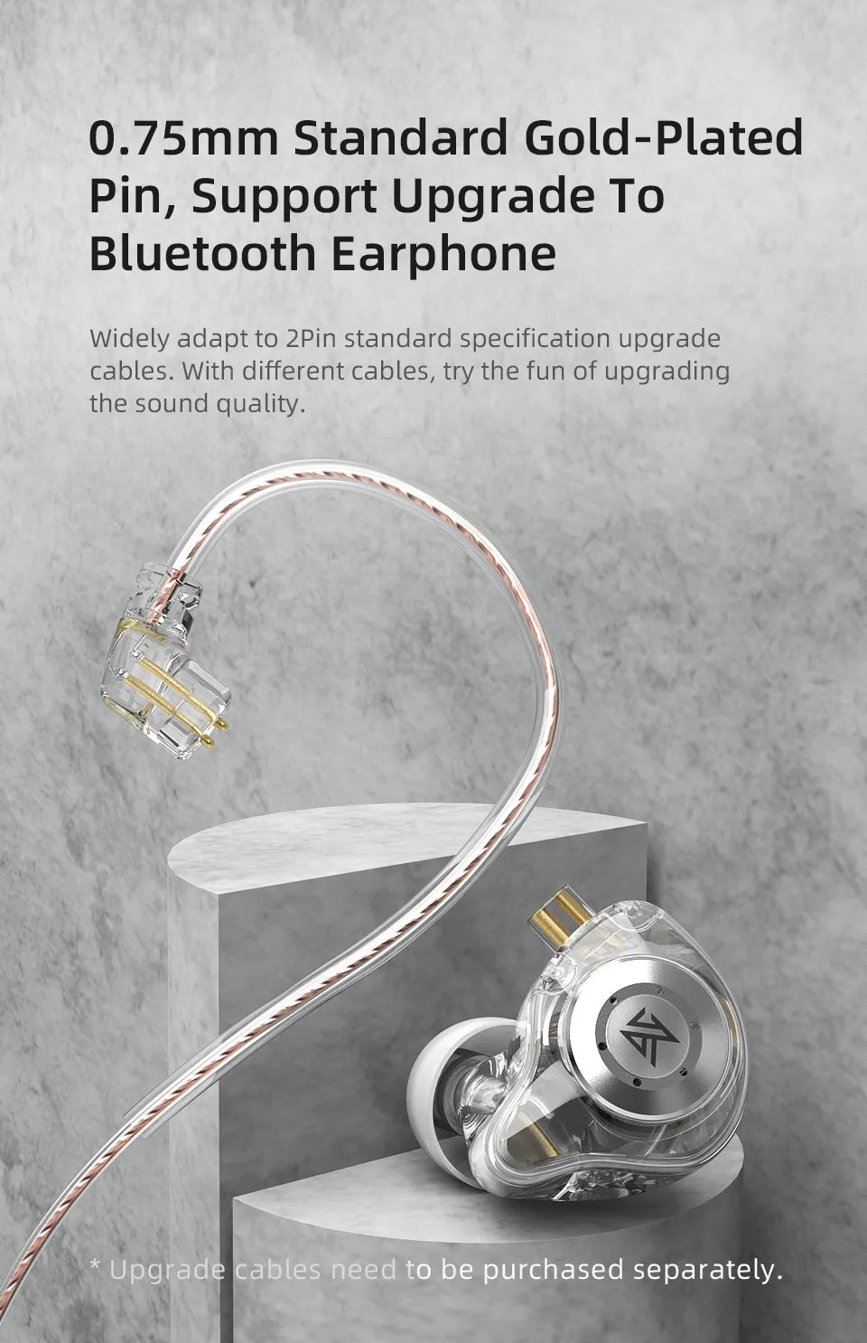 KZ EDX pro Earphones Bass Earbuds In Ear Monitor Headphones Sport Noise Cancelling HIFI Headset New Arrival!