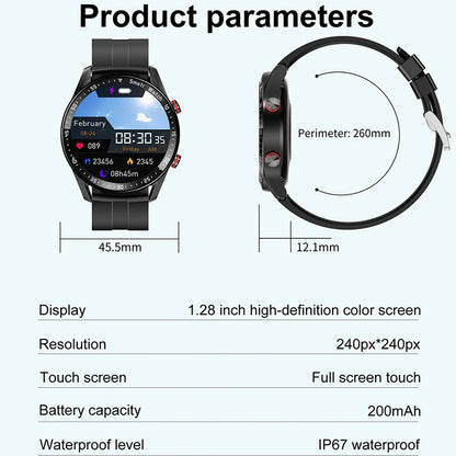 Smartwatch with Bluetooth Calls, Health Monitoring, Blood Pressure, and Fitness Tracking – Waterproof