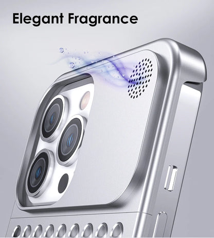 All-Metal Cooling Hollow Phone Case For iPhone 12 13 14 Pro Max 14Plus Anti-scratch