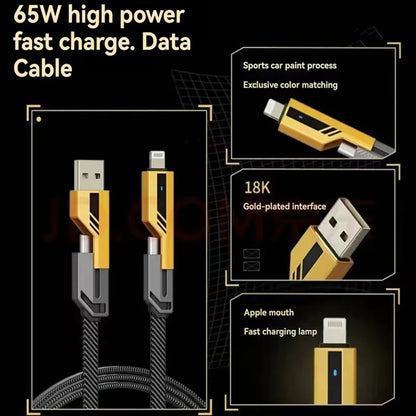 USB Data Cable USB  C  To Lightning,  Fast Charging Cable, USB To Type C Lightning