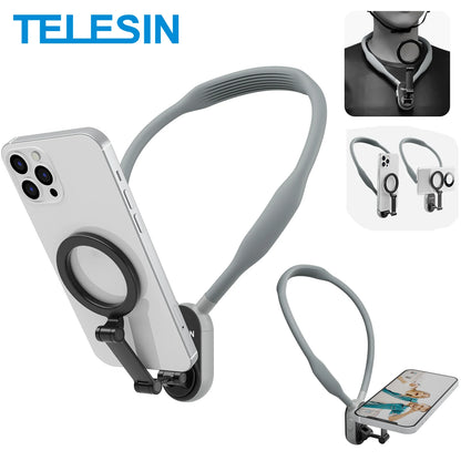 Quick Release Magnetic Neck Mount Hold for Iphone 15 14 13 12 11 10 SAMSUNG HUAWEI XIAOMI Smart Phone Accessories