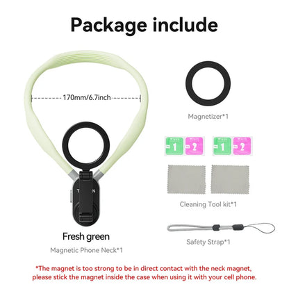 Quick Release Magnetic Neck Mount Hold for Iphone 15 14 13 12 11 10 SAMSUNG HUAWEI XIAOMI Smart Phone Accessories